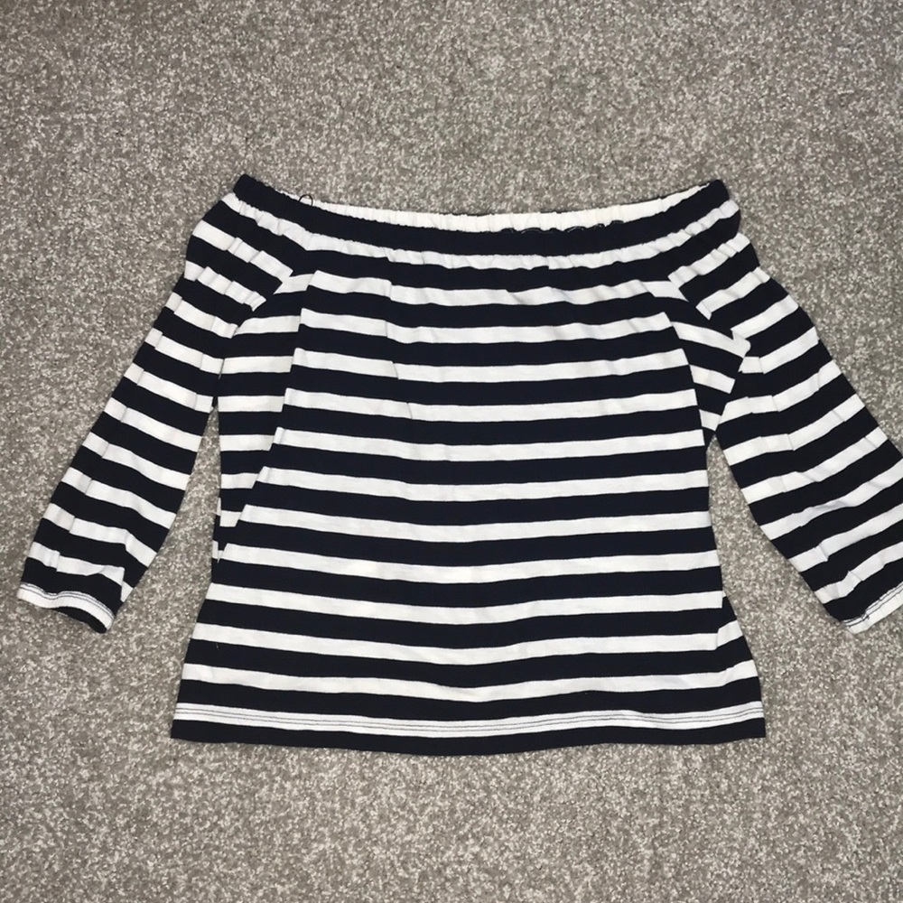 J Crew Off-Shoulder Top